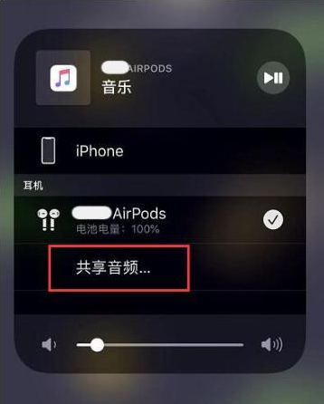 兴业苹果14音频维修点分享iPhone14音频共享设置方法 