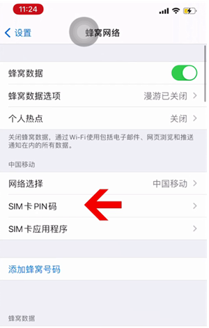 兴业苹果14维修网分享如何给iPhone14的SIM卡设置密码 