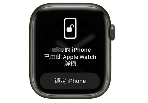 兴业苹果手机维修分享用 AppleWatch 解锁配备面容 ID 的 iPhone方法 